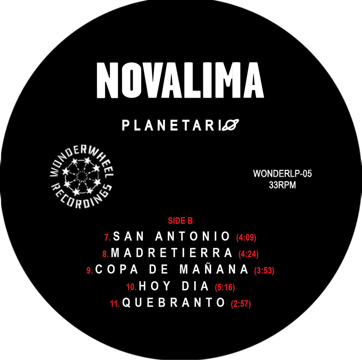 Novalima - "Planetario" LP