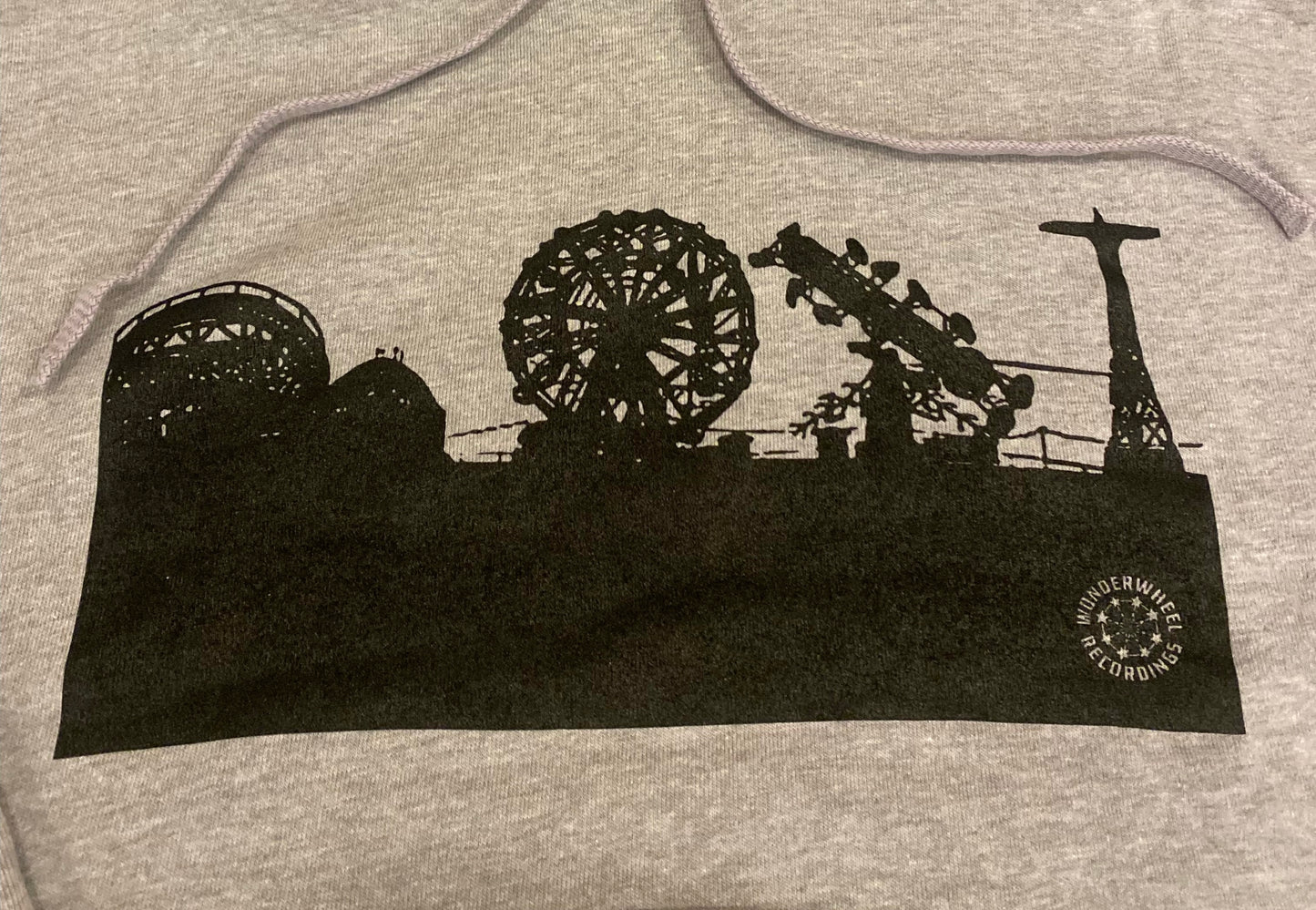 Wonderwheel Coney Island Silhouette Hoodie