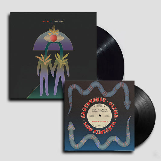 Earthtones - We Can Live Together LP + La Mujer Serpiente 7" Deluxe Pack