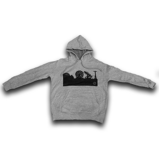 Wonderwheel Coney Island Silhouette Hoodie
