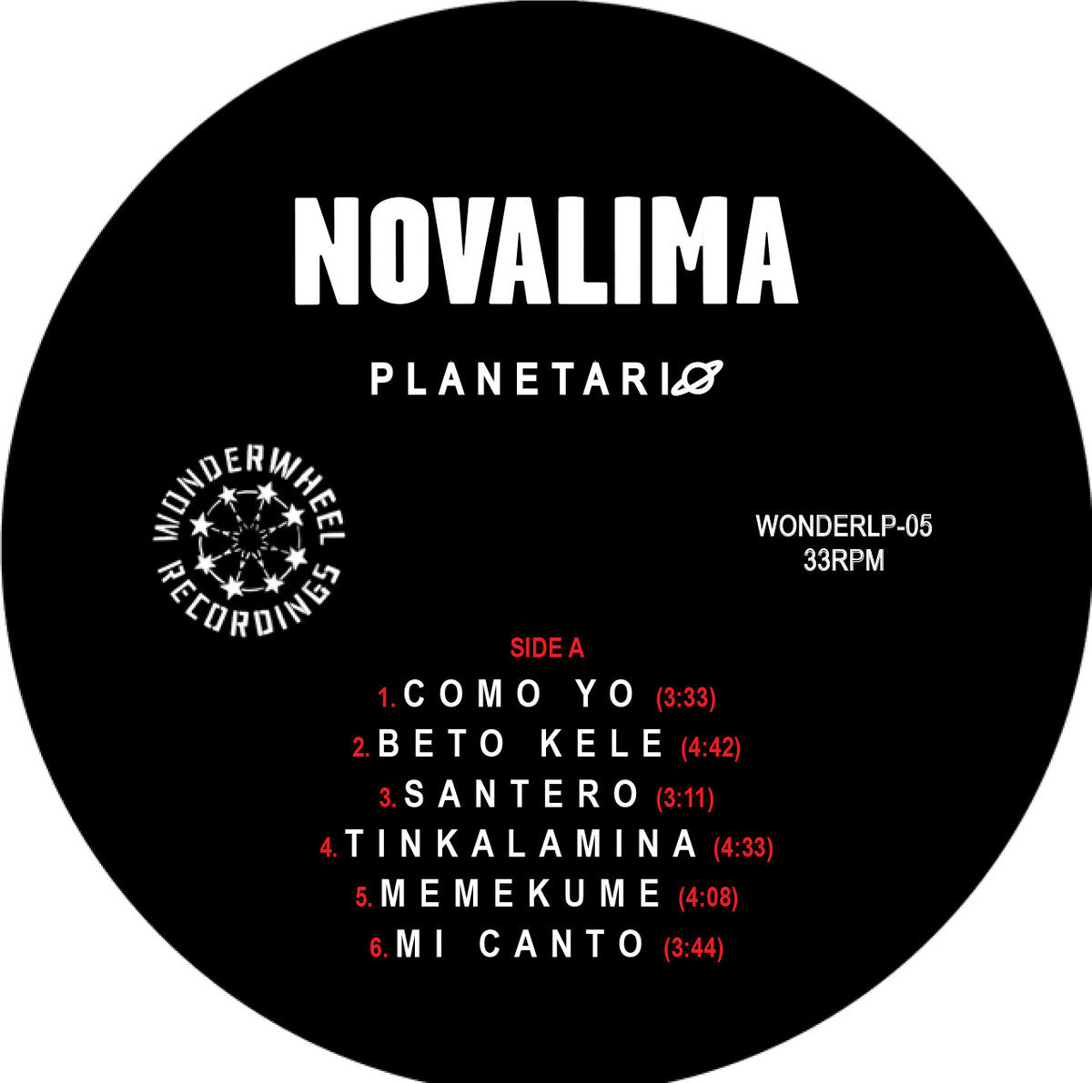 Novalima - "Planetario" LP